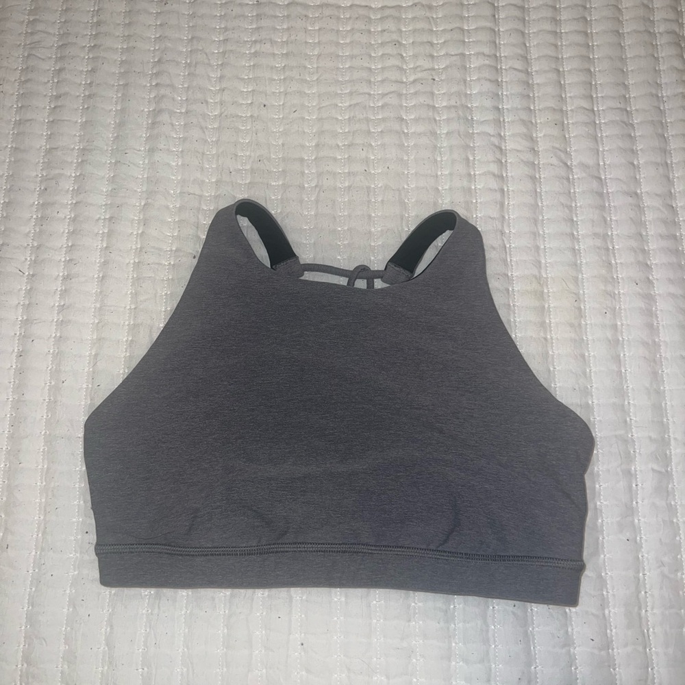 Lululemon Athletica Gray Racerback Sports Bra